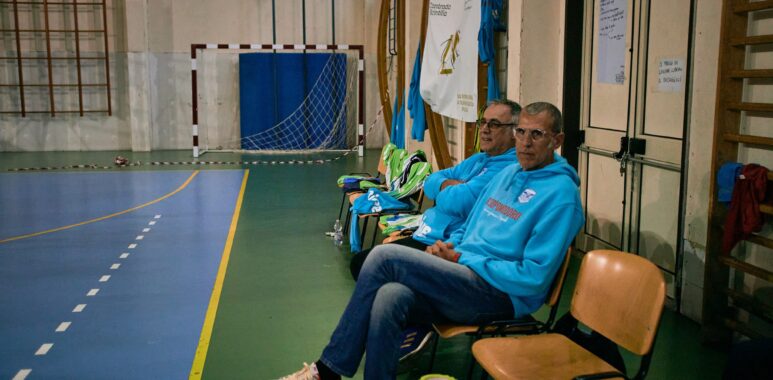 Il coach Nicola Ferro e il suo assistente Fabio Giarrusso