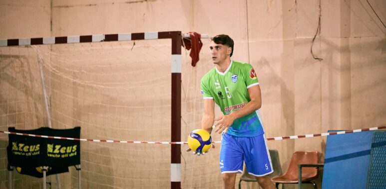 Giuseppe Ferro, uno dei migliori in campo contro Volley Valley